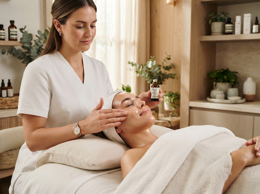 Tratamiento facial y cuidado dermocosmético profesional